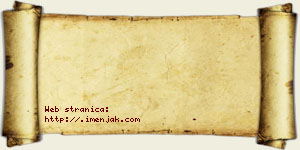 Žanka Rasjanin vizit kartica